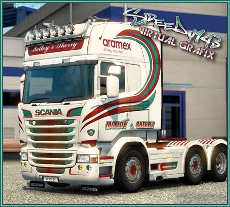 ets2 Scania rjl skin pack